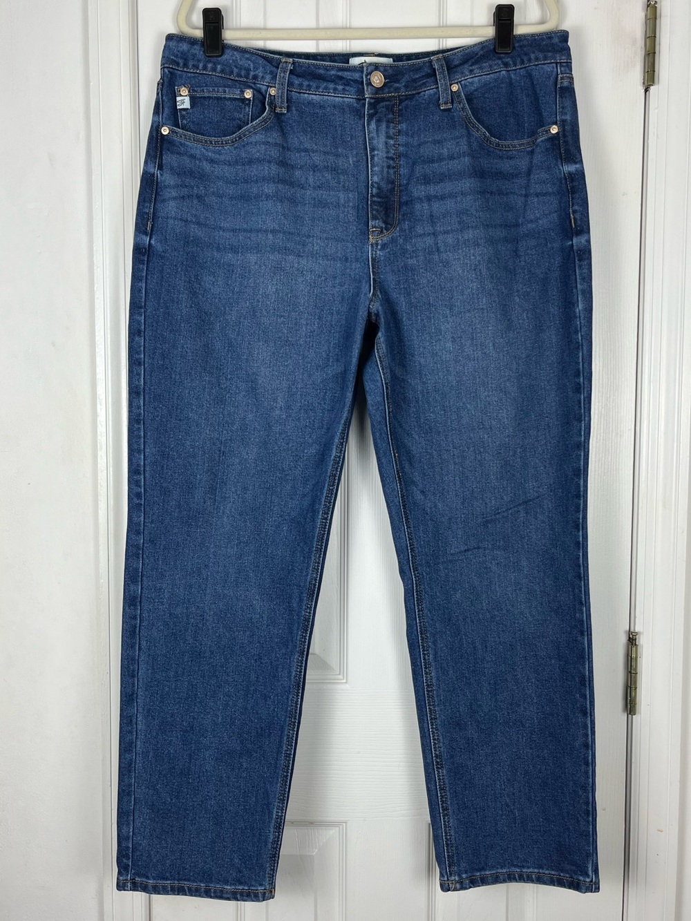 Seven7 High Rise Straight Jeans Sz 16